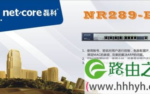 netcore磊科首推城中村网络专用路由NR289-E 带机量300
