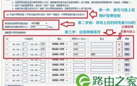 路由器限速设置示例