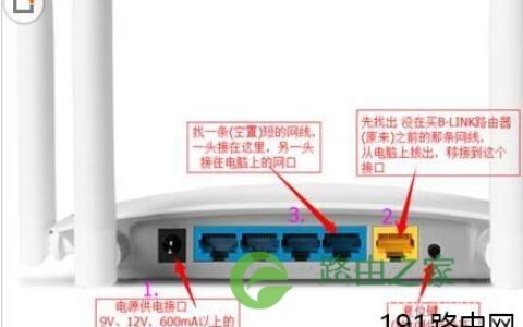 阿里B-LINK智能无线路由器上网图解