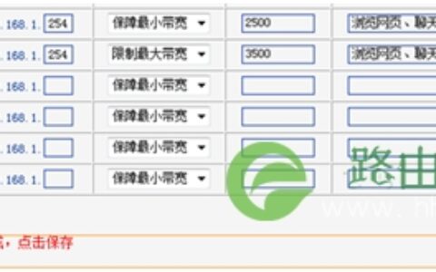 TP-Link TL-WR845N 无线路由器IP带宽控制功能分配带宽设置