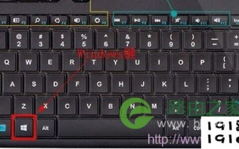 Windows按键在键盘上的位置