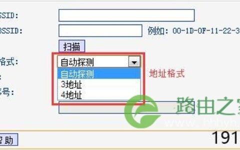tplink路由器WDS桥接组网确定路由器之间通信地址格式设置