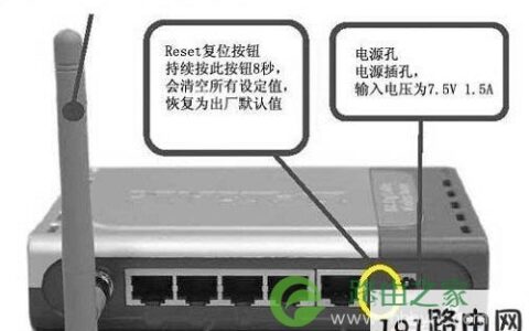 路由器怎么恢复出厂设置