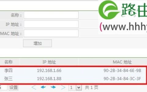 Netcore磊科无线路由器静态IP地址分配设置