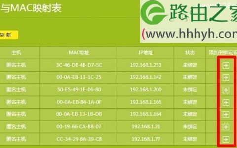 TP-Link路由器IP与MAC地址绑定设置方法