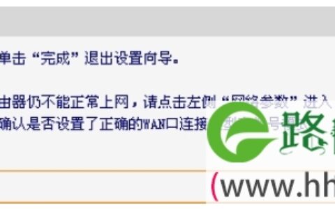 迅捷FW316R路由器上网配置完成