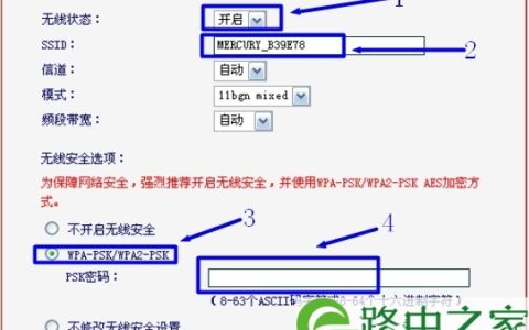水星(Mercury)MW310R无线路由器怎么设置