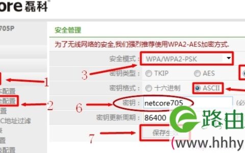 Netcore路由器WiFi密码设置
