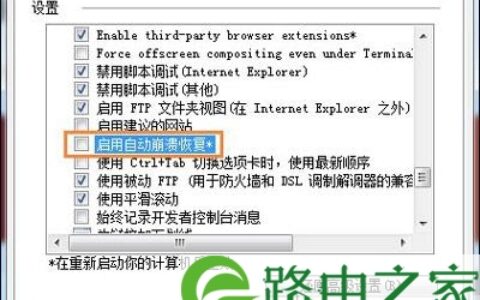 浏览器卡死崩溃的解决方法