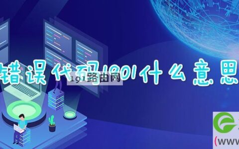 错误代码1901什么意思