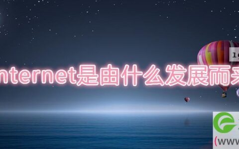 internet是由什么发展而来的