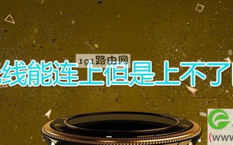 无线能连上但是上不了网