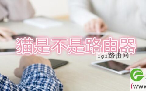 猫是不是路由器(图文)