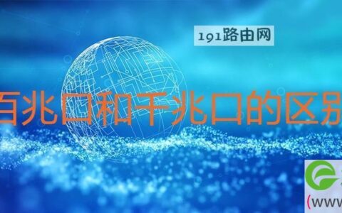 百兆口和千兆口的区别