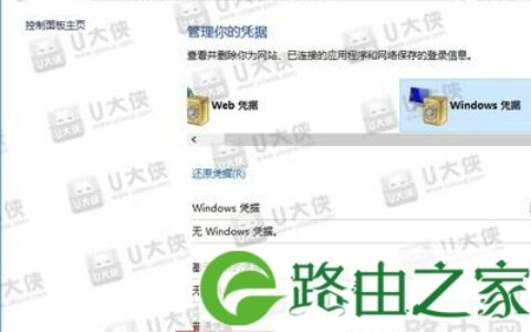 Win10系统中的windows凭据删除教程