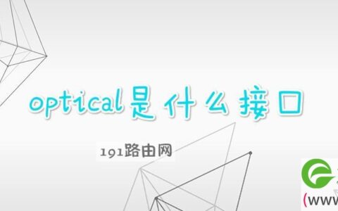 optical是什么接口