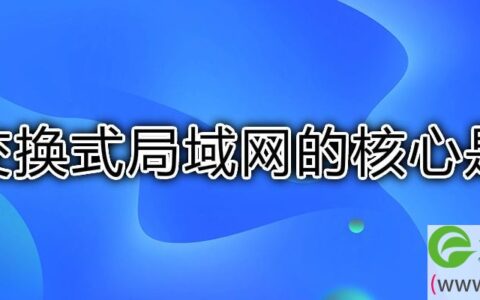交换式局域网的核心是