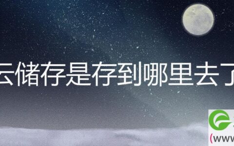 云储存是存到哪里去了
