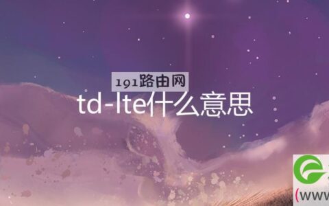 td-lte什么意思
