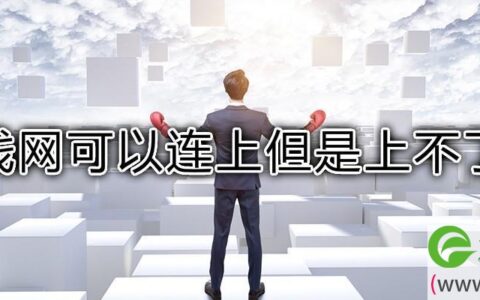 无线网可以连上但是上不了网