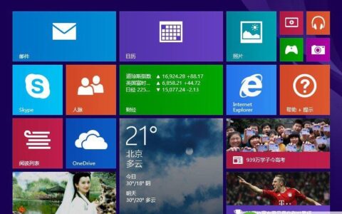 找回Win8.1系统开始桌面已删除图标的解决方法