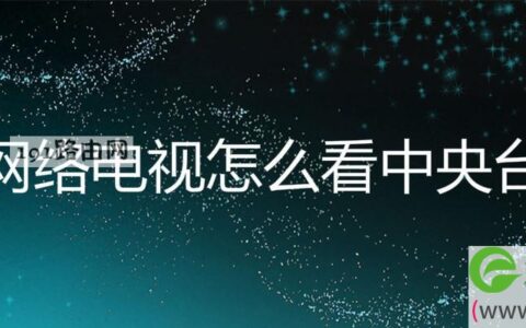 网络电视怎么看中央台