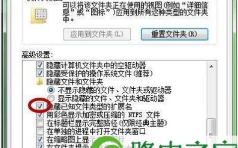 电脑文件后缀显示设置教程