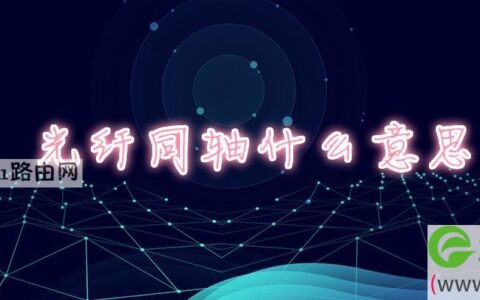 光纤同轴什么意思(图文)