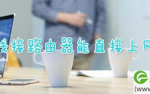 网线接路由器能直接上网吗