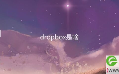 dropbox是啥
