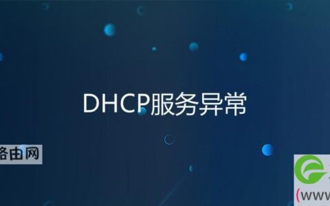 DHCP服务异常