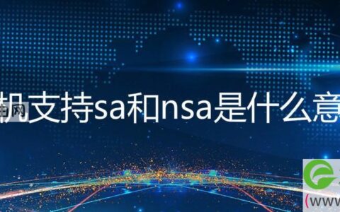 手机支持sa和nsa是什么意思