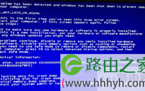 蓝屏代码0X0000000A