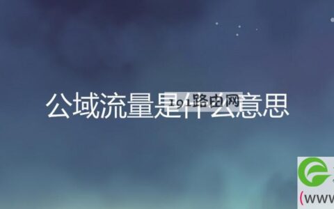 公域流量是什么意思