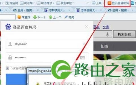 浏览器使用插件查看星号密码的解决方法