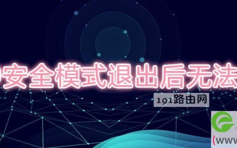 w10安全模式退出后无法上网