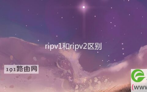ripv1和ripv2区别