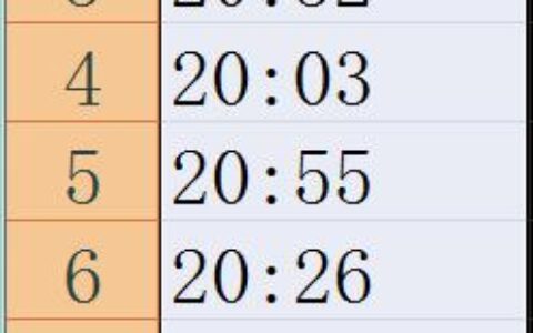 如何用EXCEL生成指定时间段内随机时间？