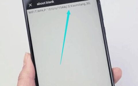 手机wifi二维码查看wifi密码的方法
