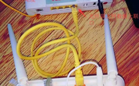 光纤猫和路由器的连接方式