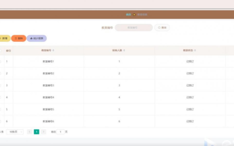 基于Python的高校教室管理系统(python学校管理系统)