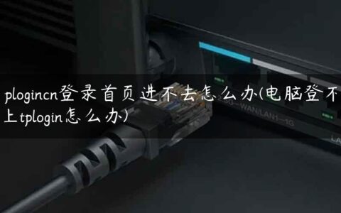 tplogincn登录首页进不去怎么办(电脑登不上tplogin怎么办)