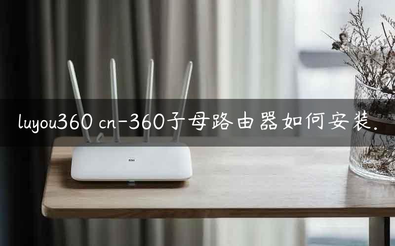 luyou360 cn-360子母路由器如何安装.