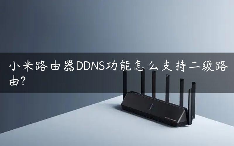 小米路由器DDNS功能怎么支持二级路由?