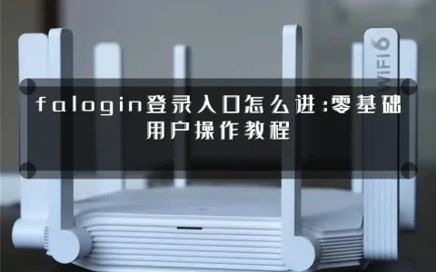 falogin登录入口怎么进：零基础用户操作教程