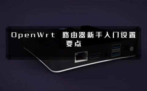 OpenWrt 路由器新手入门设置要点