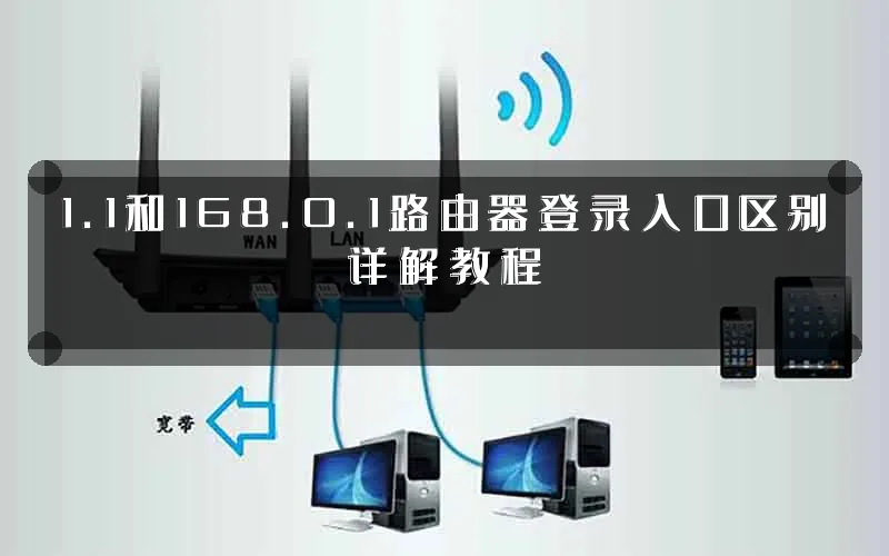 1.1和168.0.1路由器登录入口区别详解教程