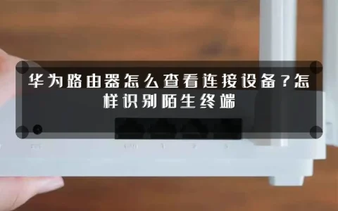华为路由器怎么查看连接设备?怎样识别陌生终端
