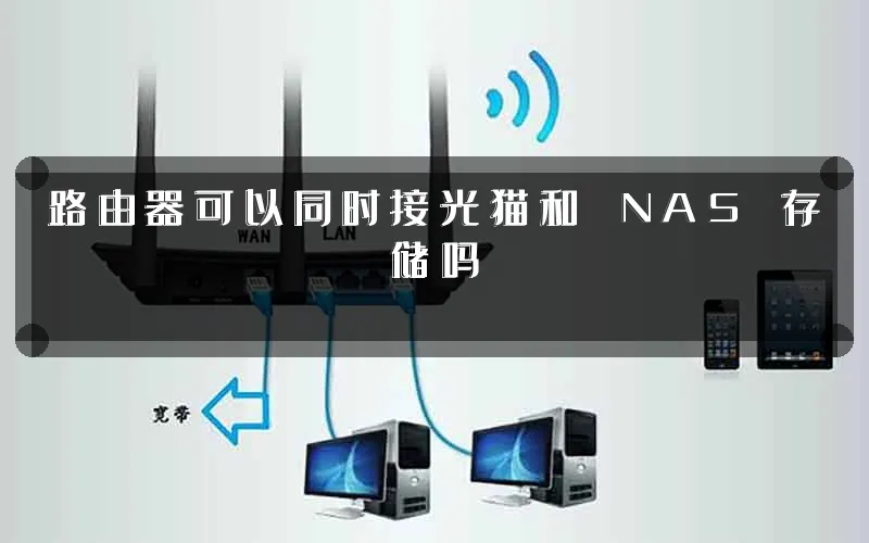 路由器可以同时接光猫和 NAS 存储吗