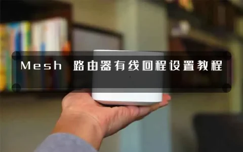 Mesh 路由器有线回程设置教程